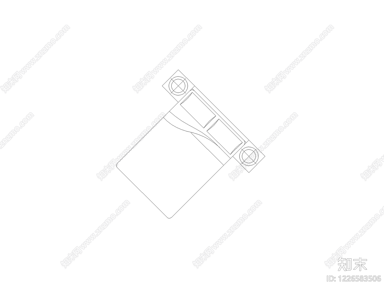 床CAD图纸