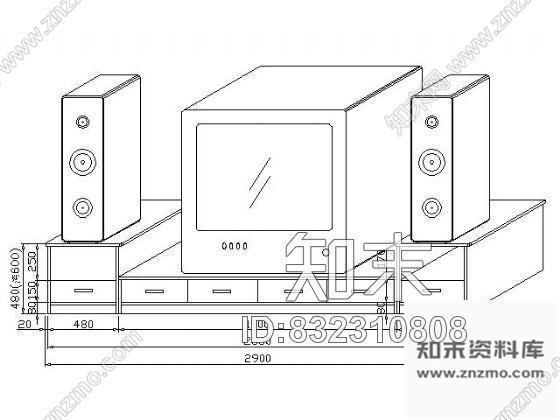 图块/节点常用家具立面及透视图块cad施工图下载【ID:832310808】