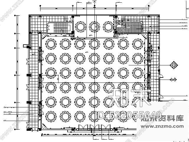施工图五星生态园林酒店宴会厅施工图cad施工图下载【ID:532055649】