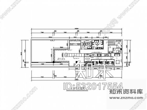 紫艺茶馆装修图cad施工图下载【ID:532017554】