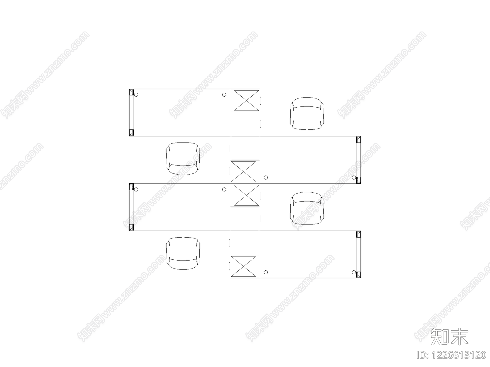 桌子CAD图纸