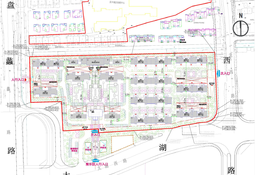 [江苏]新中式风格居住小区规划建筑设计方案文本cad施工图下载【ID:166075187】