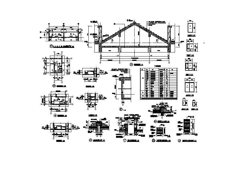 [成都]高层塔式剪力墙结构安置房建筑施工图cad施工图下载【ID:149780121】