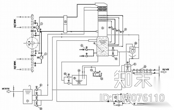 烟气脱硫系统图cad施工图下载【ID:167076110】