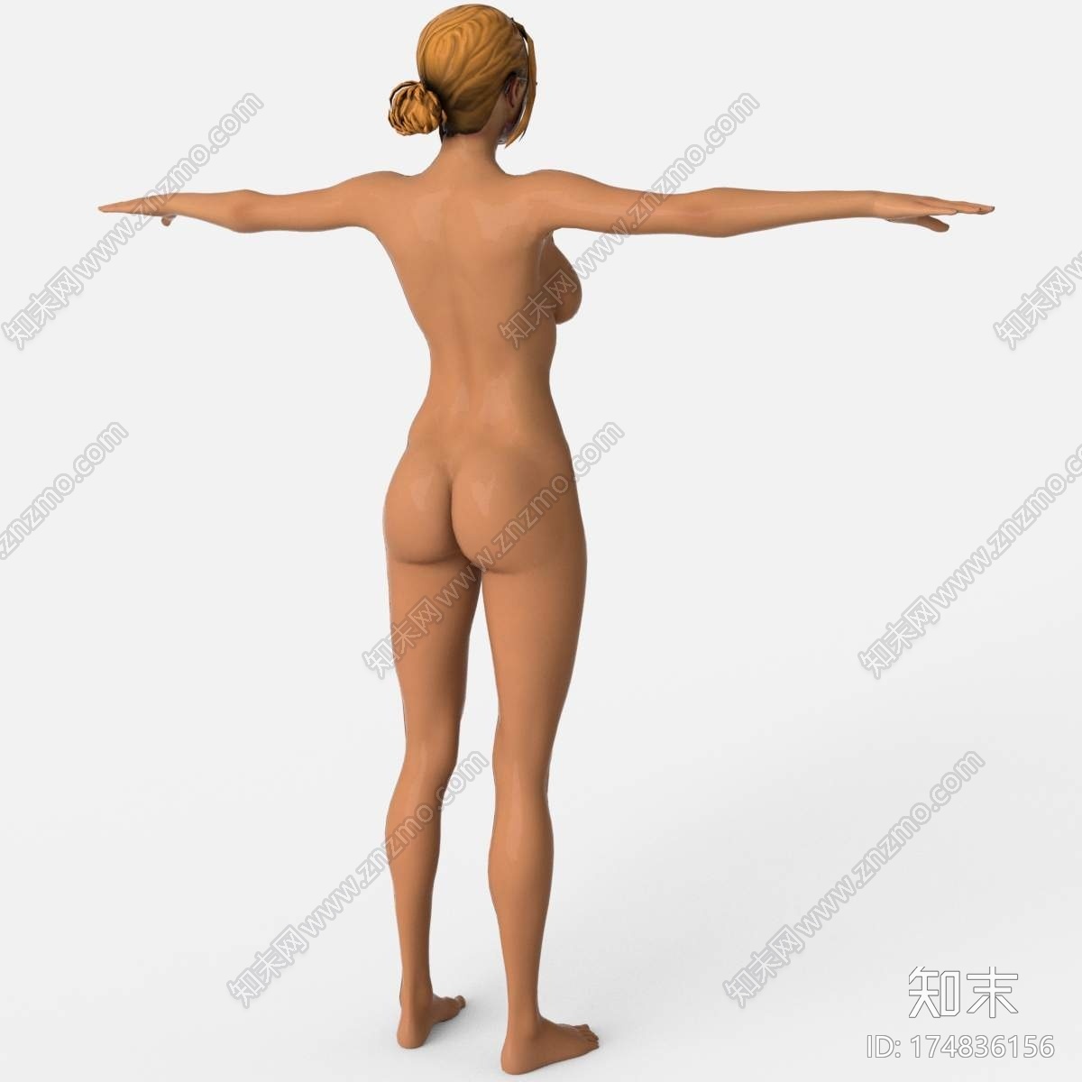 Kinzie(裸体)来自圣徒行3DCG模型下载【ID:174836156】