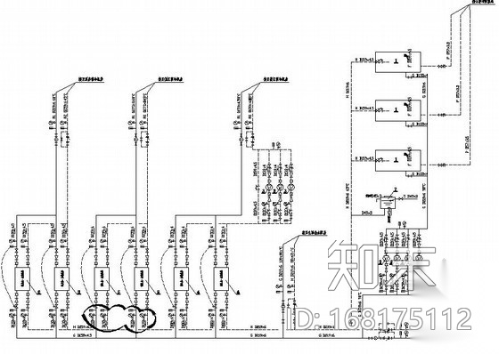 [天津]某大厦供暖系统换热站设计图纸cad施工图下载【ID:168175112】