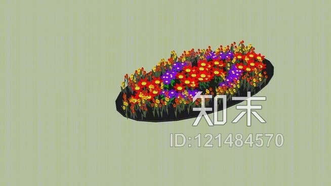 花/芙蓉SU模型下载【ID:121484570】