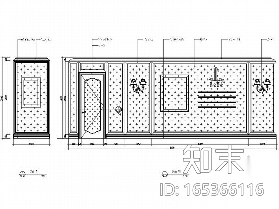 [上海]现代风格售楼中心施工图（含方案）cad施工图下载【ID:165366116】