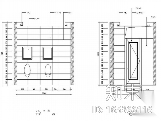 [上海]现代风格售楼中心施工图（含方案）cad施工图下载【ID:165366116】