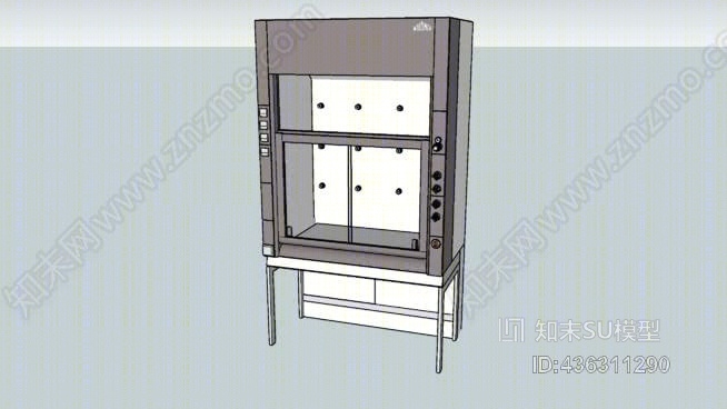 带侧面安装的台式通风柜SU模型下载【ID:436311290】