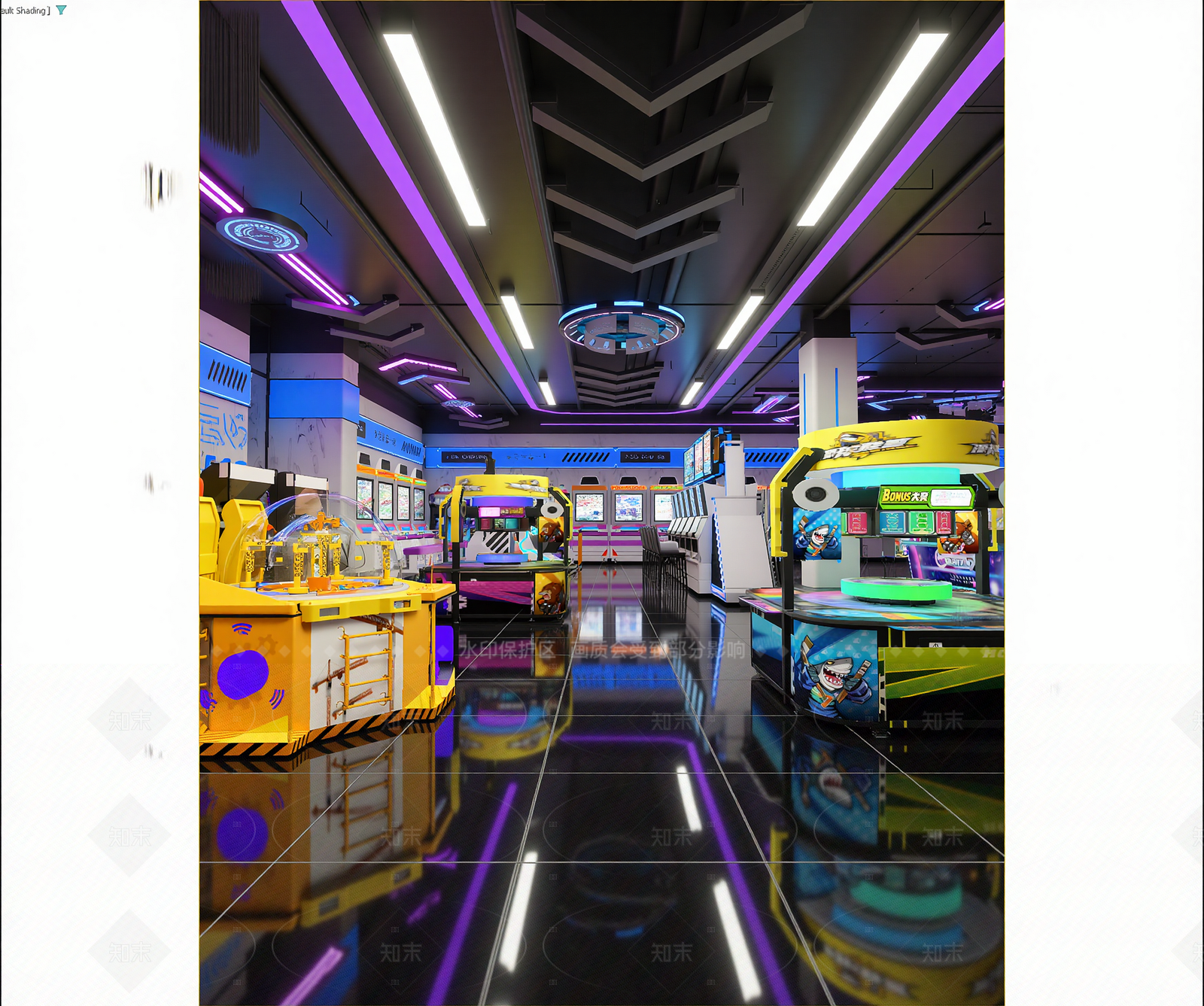 现代网吧网咖3D模型下载【ID:1214952462】