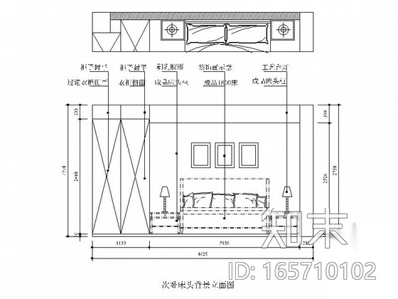 [宁波]134平现代简约三居室样板间装修施工图（含效果）cad施工图下载【ID:165710102】