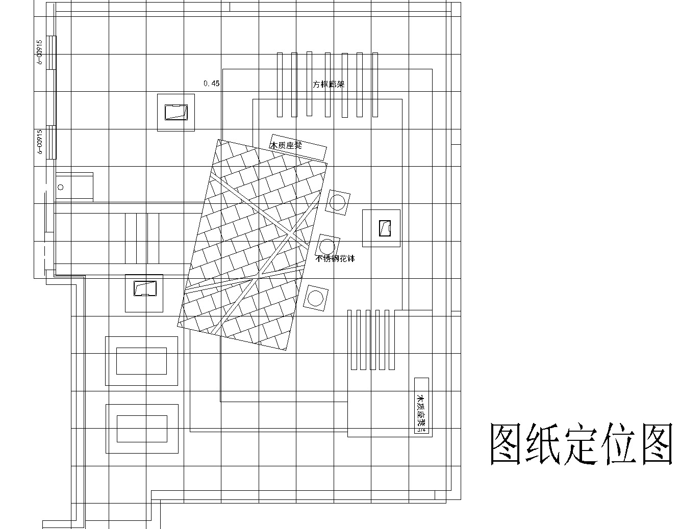 21套屋顶花园CAD施工图（6）cad施工图下载【ID:160715112】