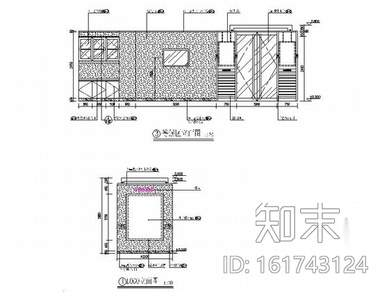 [北京]国际化大型股份制金融服务机构支行装修图cad施工图下载【ID:161743124】