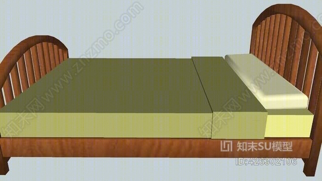 热带床SU模型下载【ID:426302106】