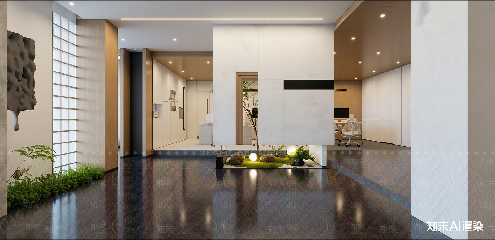 现代办公区SU模型下载【ID:1216056301】