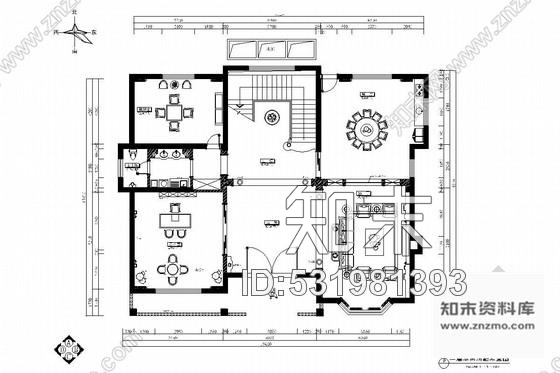 施工图豪华欧式两层别墅室内装修图含效果cad施工图下载【ID:531981393】