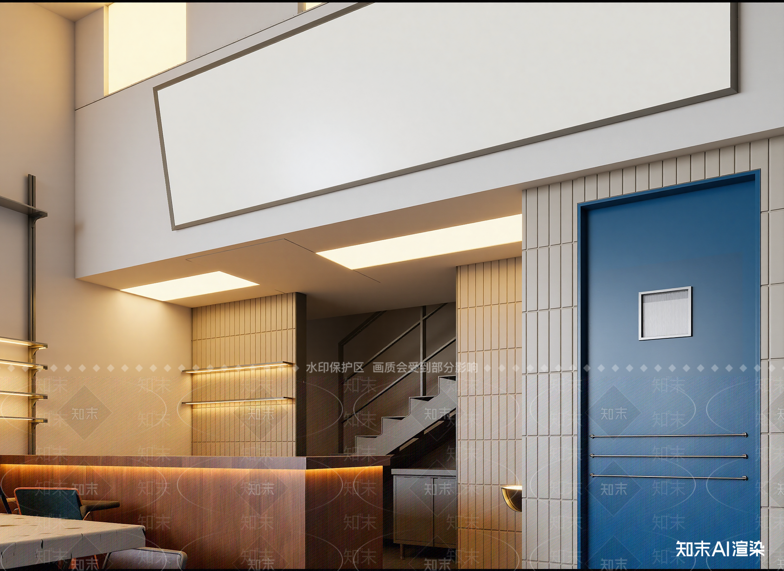 现代咖啡厅3D模型下载【ID:1214963824】