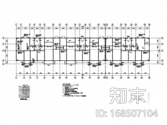 [山东]地上六层砌体结构住宅楼结构施工图cad施工图下载【ID:168507104】