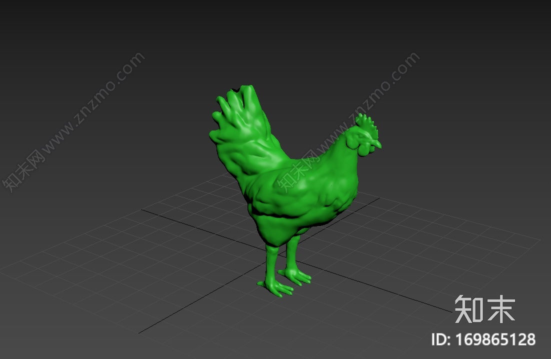 现代公鸡模型3d打印模型下载【ID:169865128】