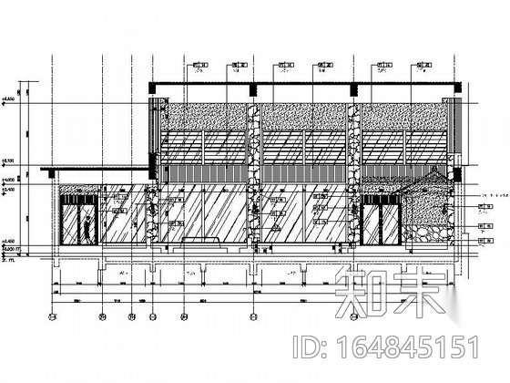 [天津]日式风情主题温泉会所室内CAD施工图（含方案）施工图下载【ID:164845151】