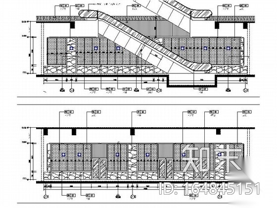 [天津]日式风情主题温泉会所室内CAD施工图（含方案）施工图下载【ID:164845151】