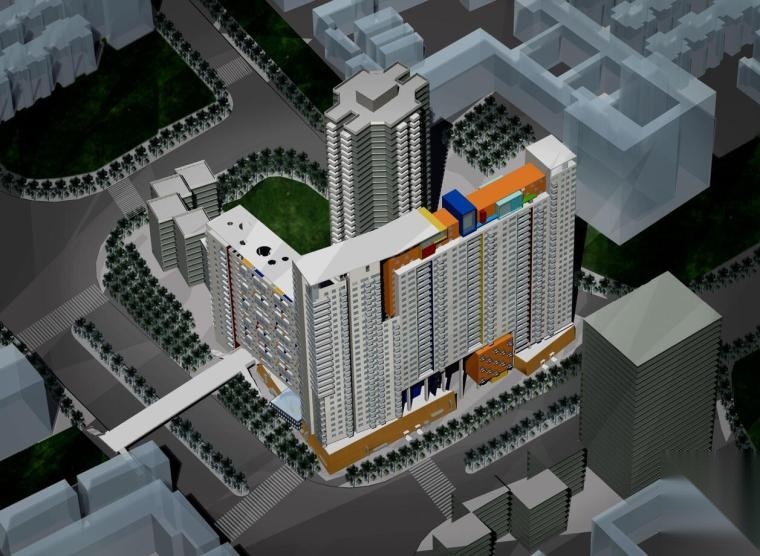 [广东]广州滨江花园住宅建筑方案文本及CAD扩初施工图下载【ID:161069112】