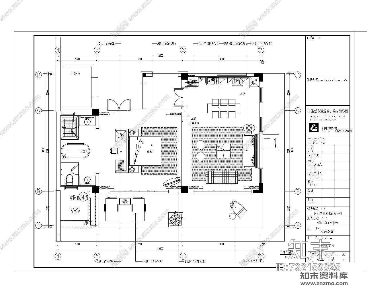 葛亚曦--上海绿地启东样板间全套CAD施工图+软装方案+清单+效果图施工图下载【ID:732159925】