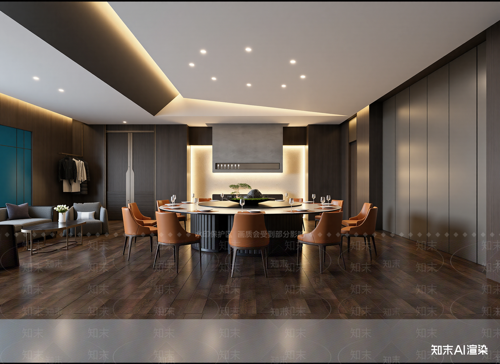 现代包厢3D模型下载【ID:1214754684】