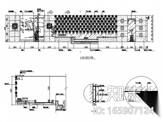 [深圳]超五星级水疗会所室内装修施工图cad施工图下载【ID:165907124】