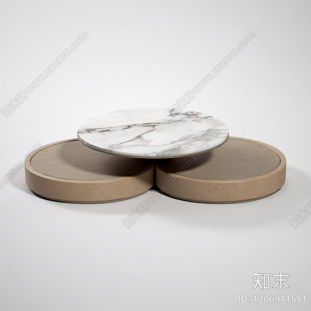 大理石台面茶几3D模型下载【ID:1206911551】