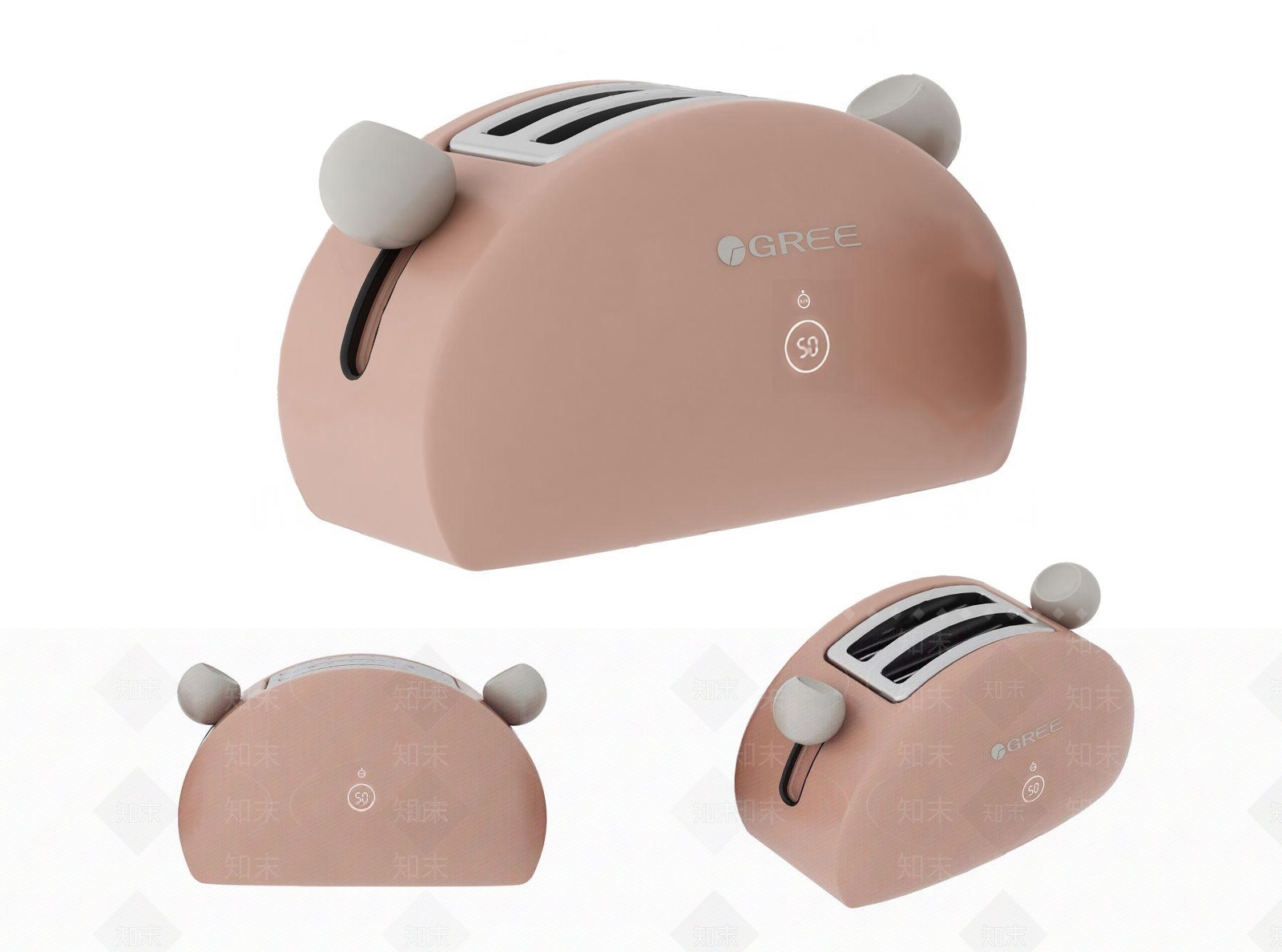 现代格力烤面包机3D模型下载【ID:194320430】