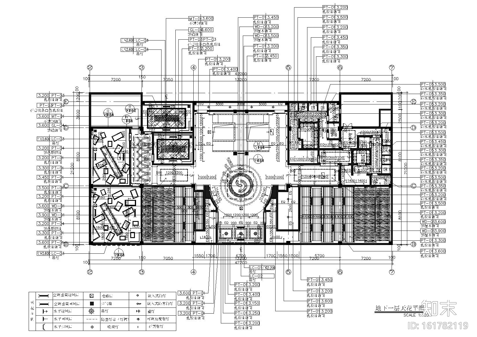 [哈尔滨]蓝湾半岛会所室内施工图+效果图cad施工图下载【ID:161782119】