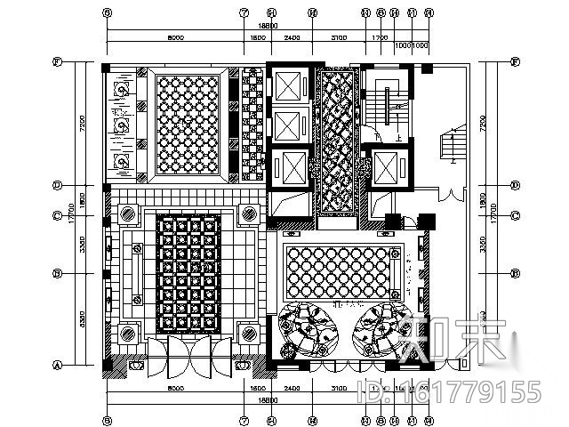 [深圳]某酒店大堂及客房施工图施工图下载【ID:161779155】