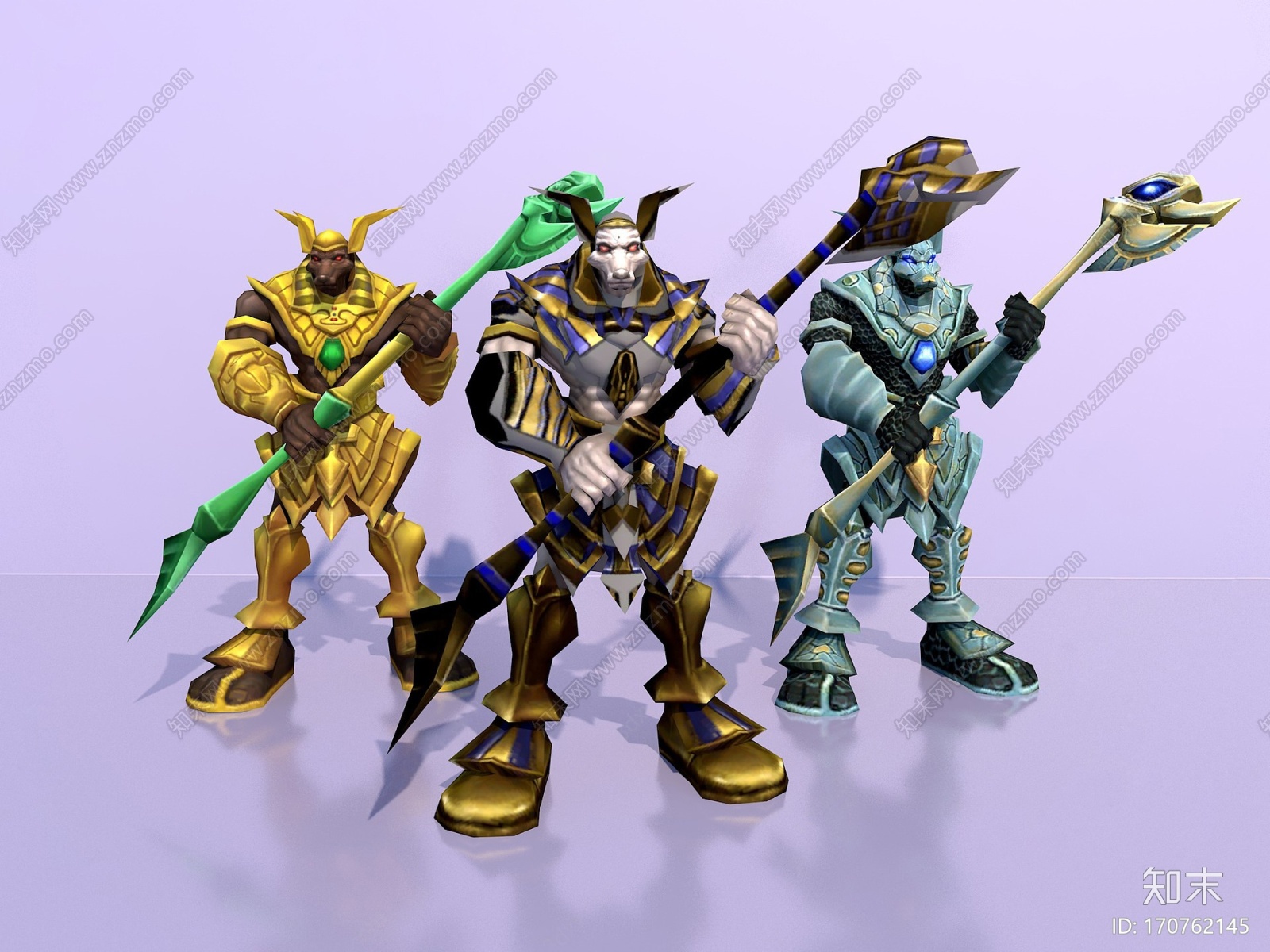 现代3D沙漠死神·内瑟斯CG模型下载【ID:170762145】