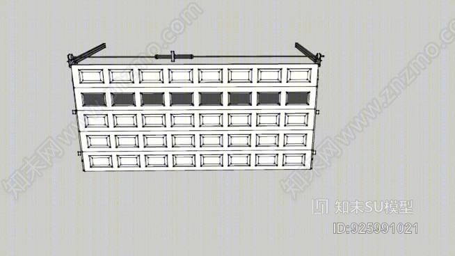 车库门8×17SU模型下载【ID:925991021】
