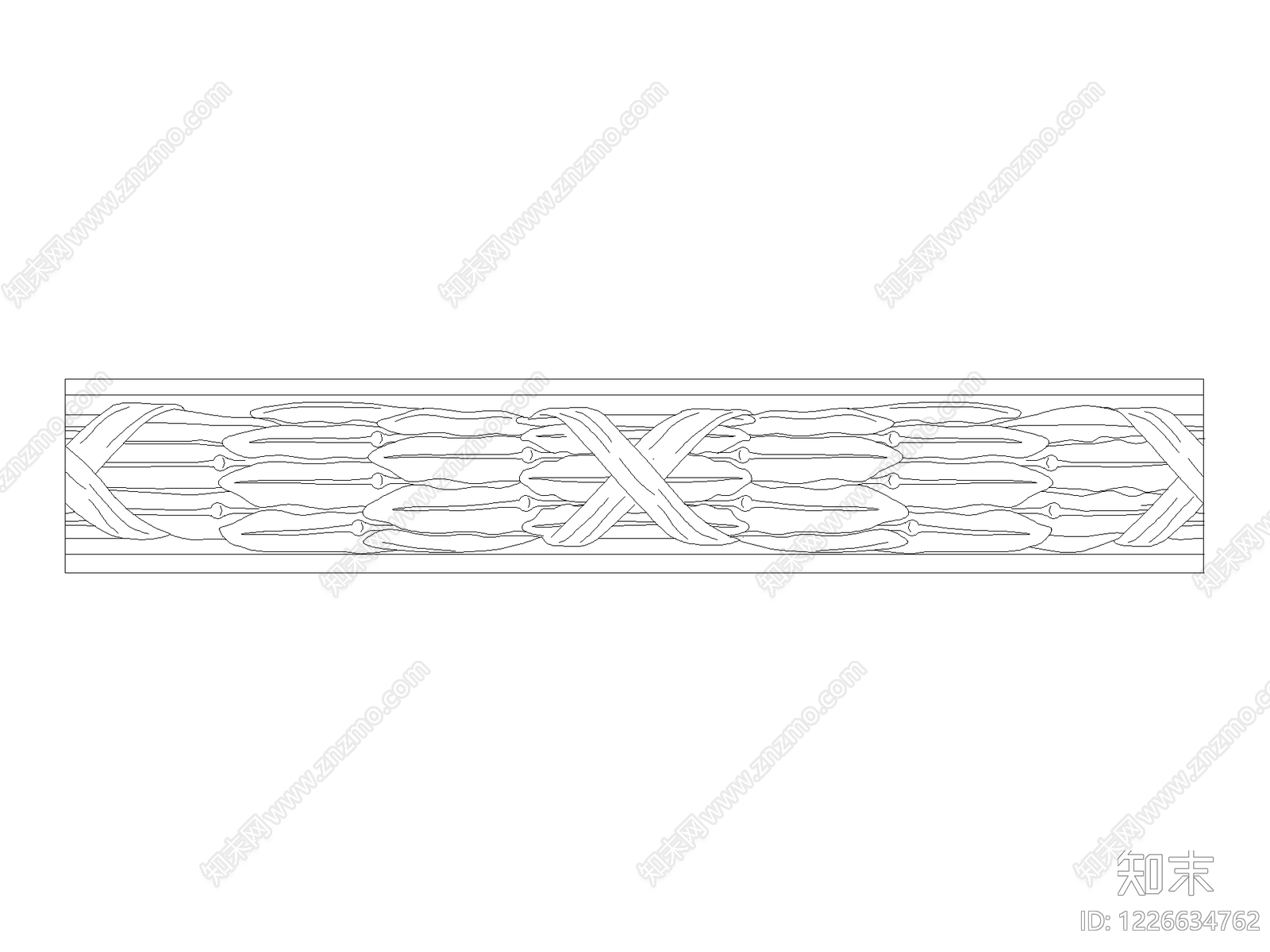 欧式填充图案CAD图纸