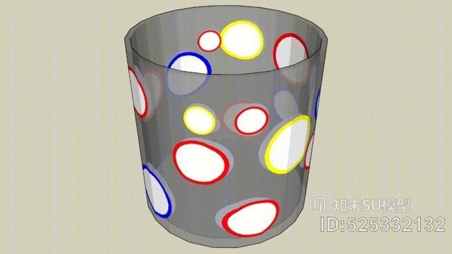 带戒指的杯子SU模型下载【ID:525332132】