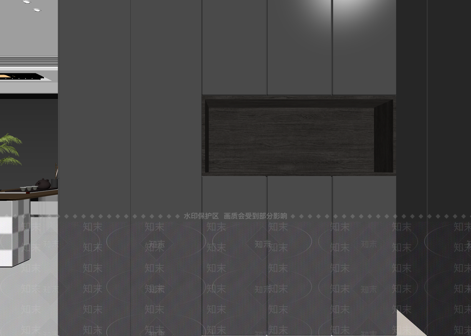 现代玄关3D模型下载【ID:1214810560】