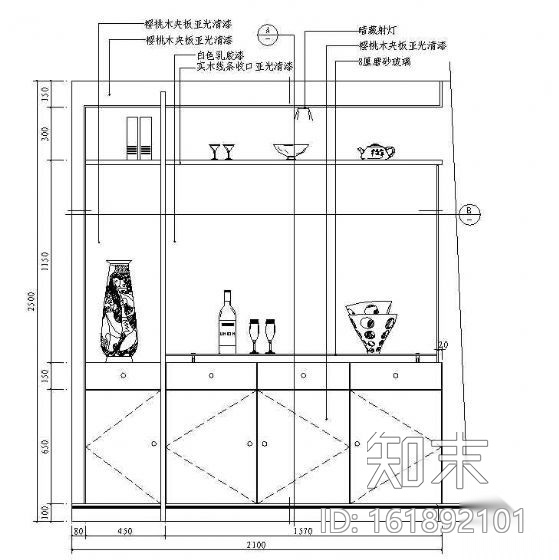 餐厅立面图图块施工图下载【ID:161892101】