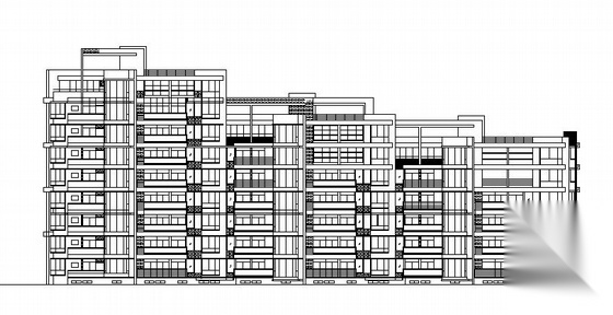 杭州清水湾某住宅1号楼建筑方案图cad施工图下载【ID:149845140】