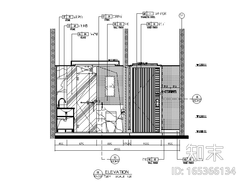 [北京]全套五星级商务酒店设计CAD施工图（含效果图）施工图下载【ID:165366134】