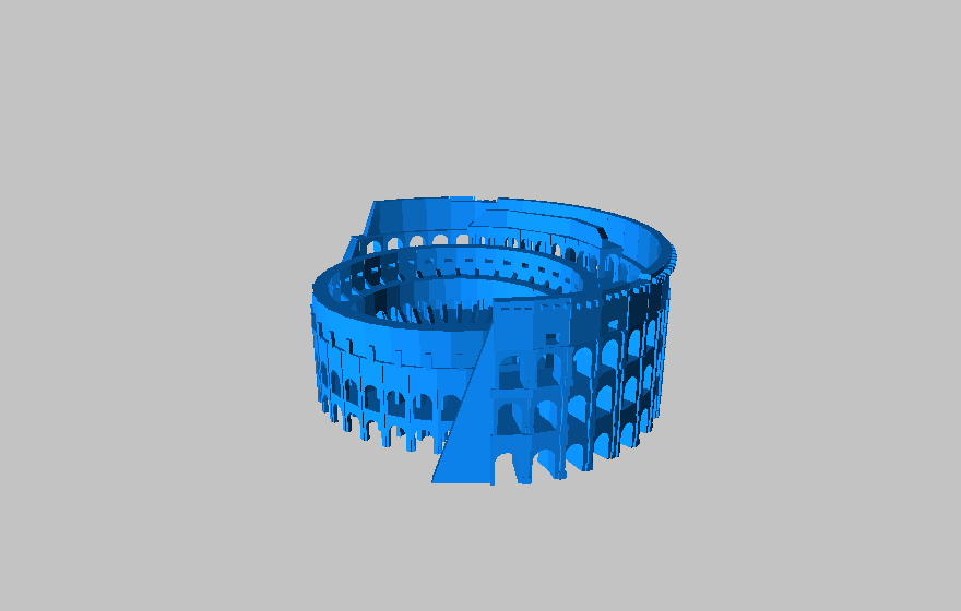 古罗马斗兽场3d打印模型下载【ID:178598122】