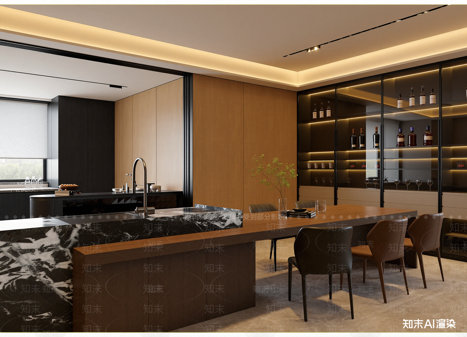 现代酒吧3D模型下载【ID:1214307449】
