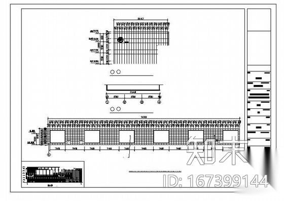 绵阳某商业中心幕墙图纸cad施工图下载【ID:167399144】