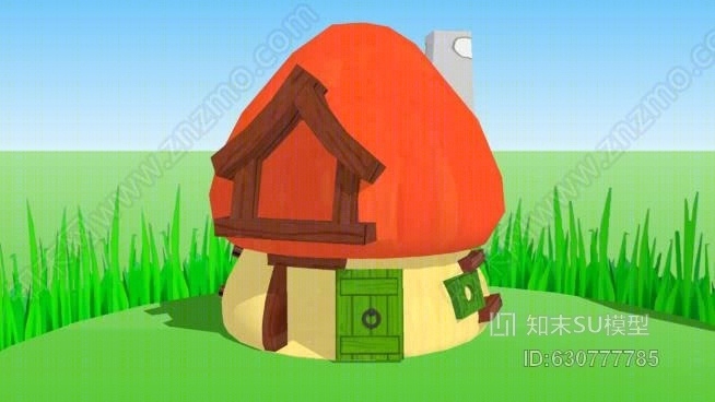 利物浦蓝精灵之家SU模型下载【ID:630777785】