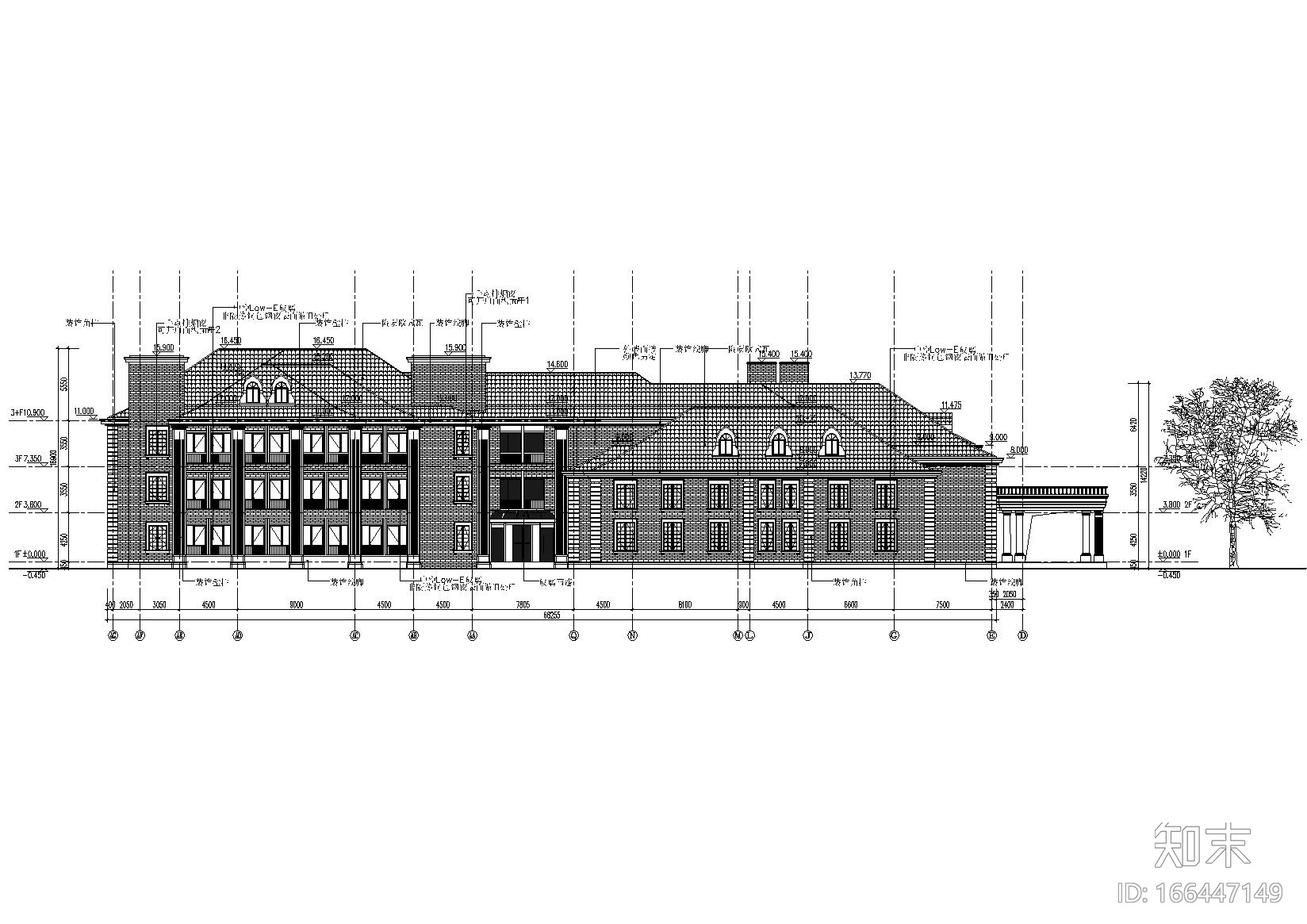 [上海]​瑞金宾馆新接待大楼及贵宾楼施工图cad施工图下载【ID:166447149】