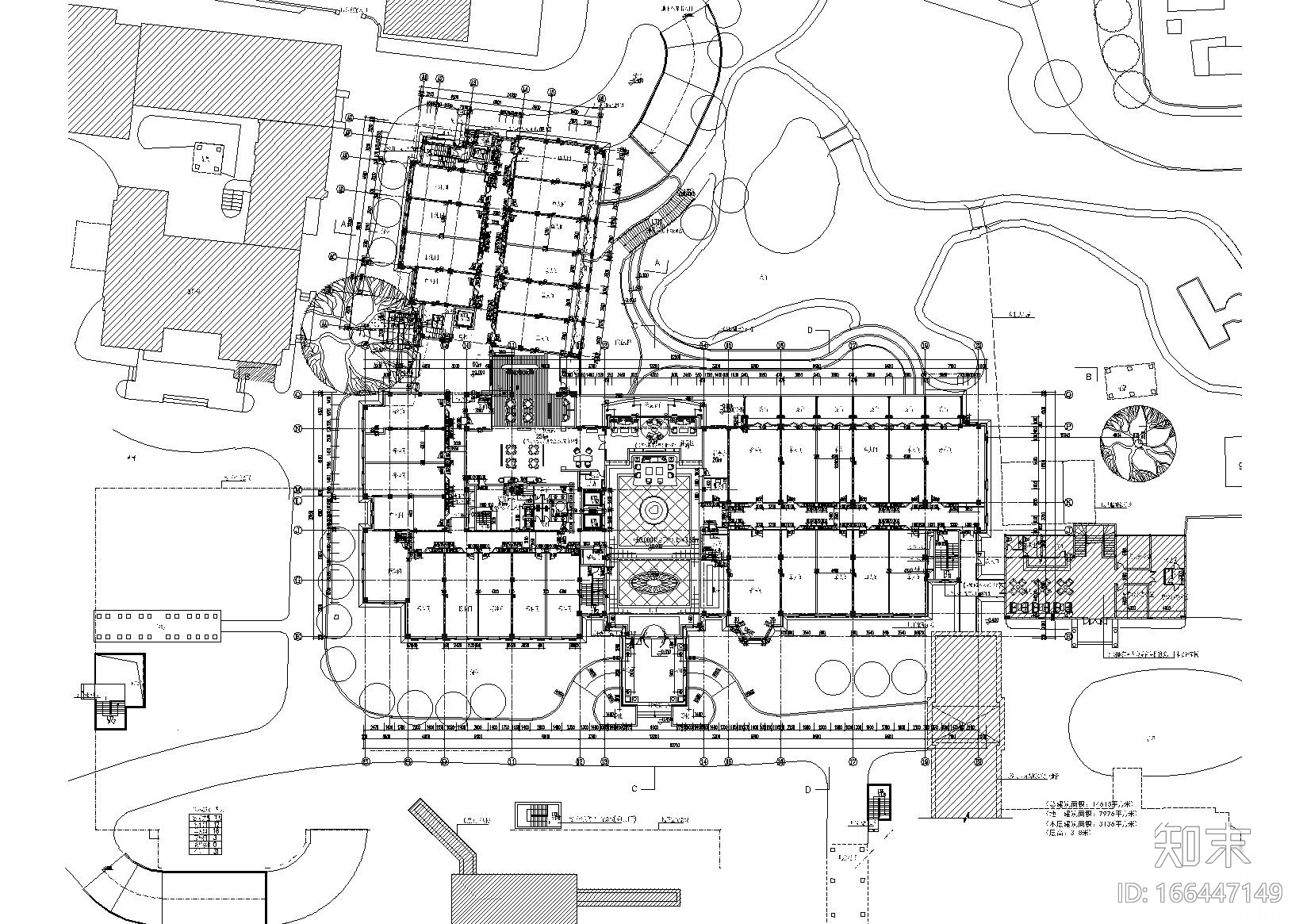 [上海]​瑞金宾馆新接待大楼及贵宾楼施工图cad施工图下载【ID:166447149】