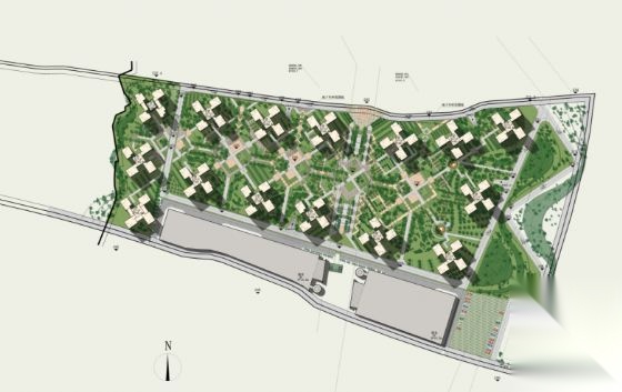 重庆某楼盘建筑规划方案文本（用地26公顷）施工图下载【ID:167934179】