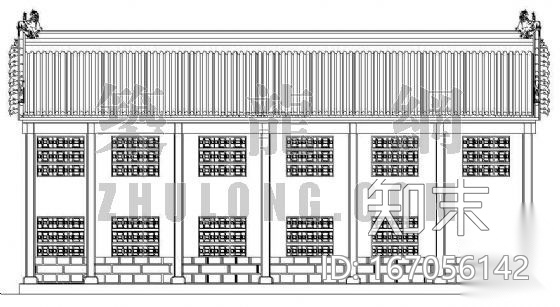 某古建群cad施工图下载【ID:167056142】